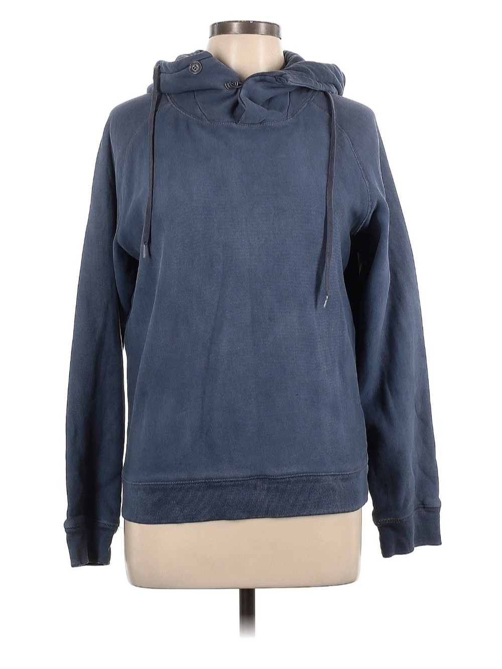Diesel Women's Slate Blue Hooded Pullover Sweater